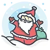 🎅 Эмодзи «Xmas - новогодние украшения» для Telegram