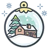 🎅 Эмодзи «Xmas - новогодние украшения» для Telegram