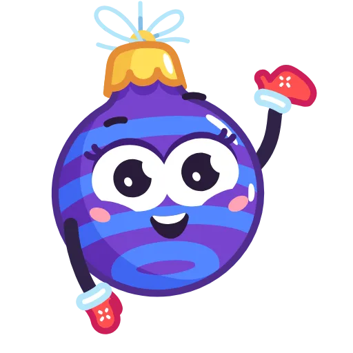 👋 Эмодзи «Christmas Ornaments» для Telegram