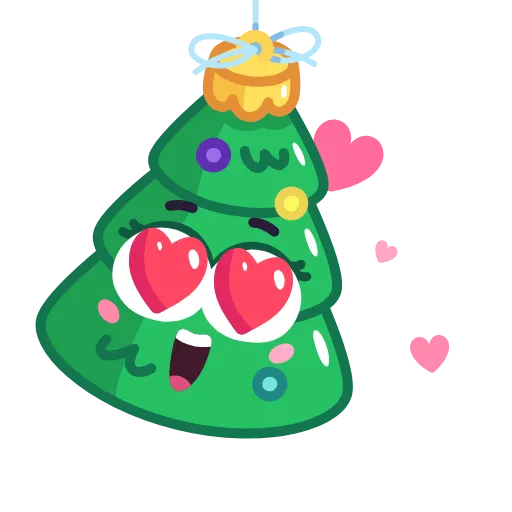 😍 Эмодзи «Christmas Ornaments» для Telegram