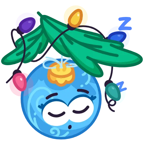 😴 Эмодзи «Christmas Ornaments» для Telegram