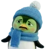 🐧 Эмодзи «Новогодний Пингвин» для Telegram