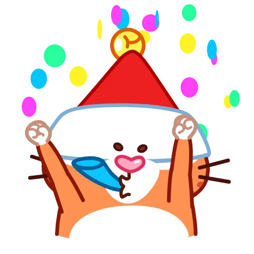 🥳 Эмодзи «Xmas Tiger» для Telegram
