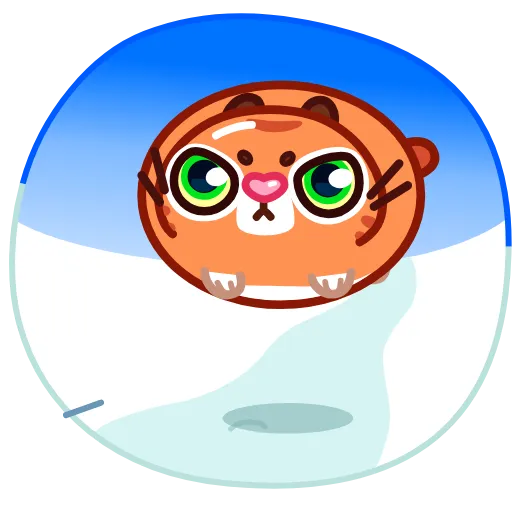 🚀 Эмодзи «Xmas Tiger» для Telegram