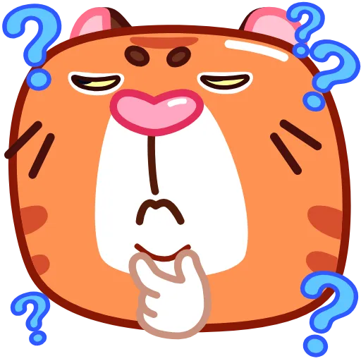🤔 Эмодзи «Xmas Tiger» для Telegram