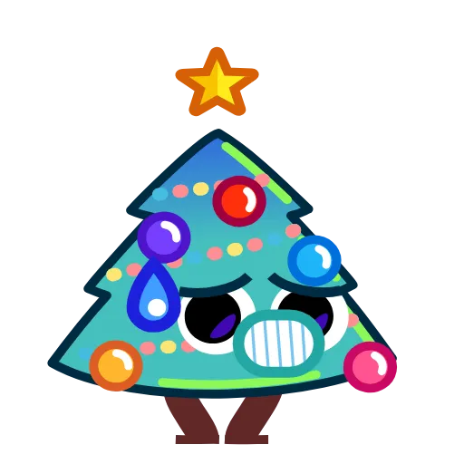 🥶 Эмодзи «🥂 Christmas Tree - ёлка на новый год» для Telegram