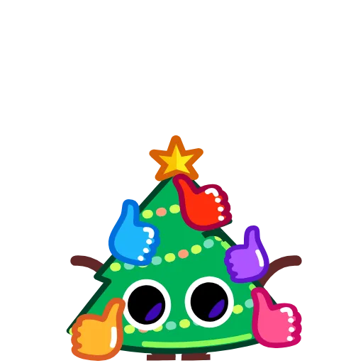 🥳 Эмодзи «🥂 Christmas Tree - ёлка на новый год» для Telegram