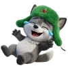 🐺 Эмодзи «Новогодний Волчок» для Telegram
