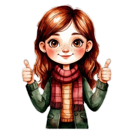 👍 Стикер «Яркая осень» для Telegram