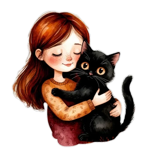 🐈‍⬛ Стикер «Яркая осень» для Telegram