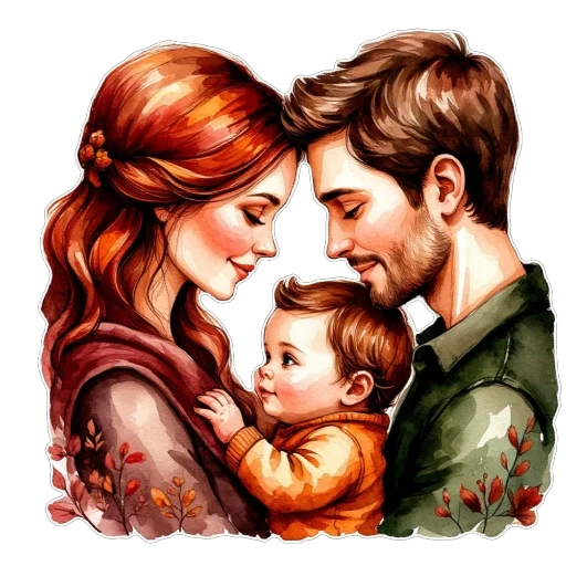 🥰 Стикер «Яркая осень» для Telegram