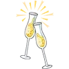 🥂 Эмодзи «Обед Эмодзи» для Telegram