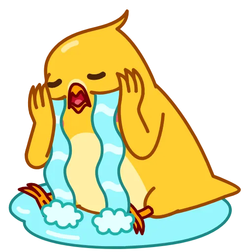 😭 Стикер «Yellow Boy» для Telegram