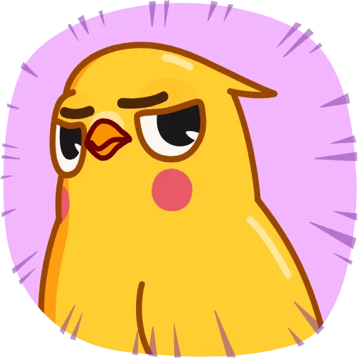 😒 Стикер «Yellow Boy» для Telegram