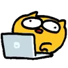 💻 Эмодзи «🤭 Yellow» для Telegram