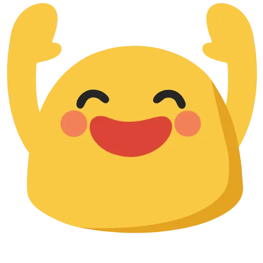 🤗 Эмодзи «Yellowmoji» для Telegram