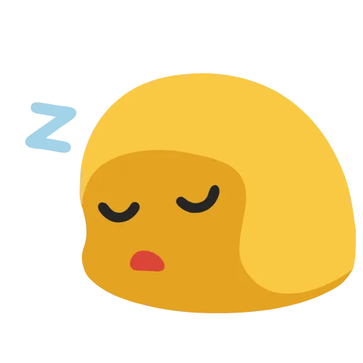 😴 Эмодзи «Yellowmoji» для Telegram