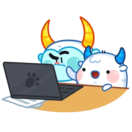 👨‍💻 Эмодзи «Анимированный набор эмоджи с Йети из ВК» для Telegram