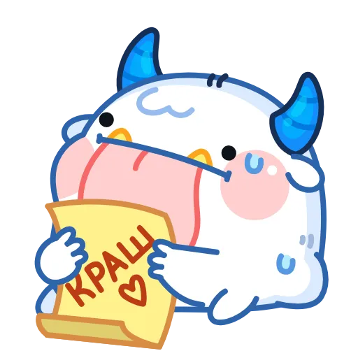 👅 Эмодзи «Анимированный набор эмоджи с Йети из ВК» для Telegram