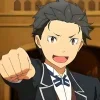 😁 Эмодзи «Rezero #anime #girl» для Telegram
