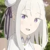 😁 Эмодзи «Rezero #anime #girl» для Telegram