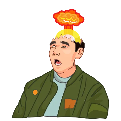 🤯 Стикер «ЮТУБЧИК» для Telegram