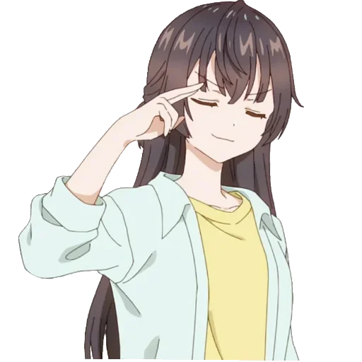 😍 Стикер «Yuki Suou» для Telegram