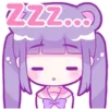 😴 Эмодзи «Yume Girl» для Telegram