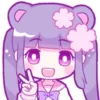🙂 Эмодзи «Yume Girl» для Telegram