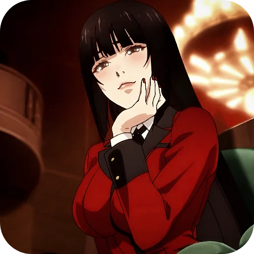 🥰 Стикер «Yumeko Jabami» для Telegram