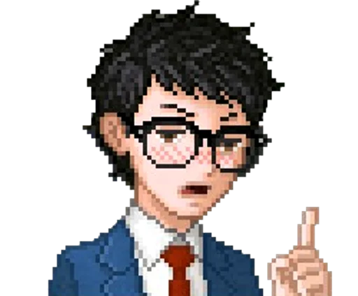 ☝ Стикер «Yuppie psycho» для Telegram
