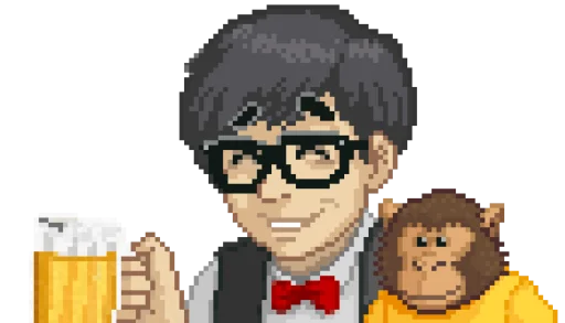 ☺️ Стикер «Yuppie psycho» для Telegram