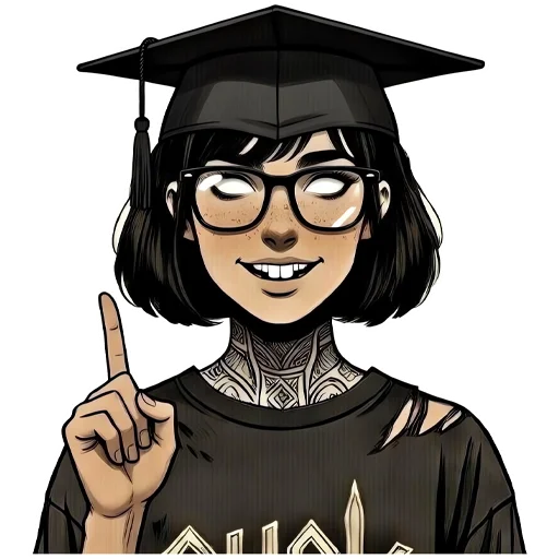 🤓 Стикер «ZI» для Telegram