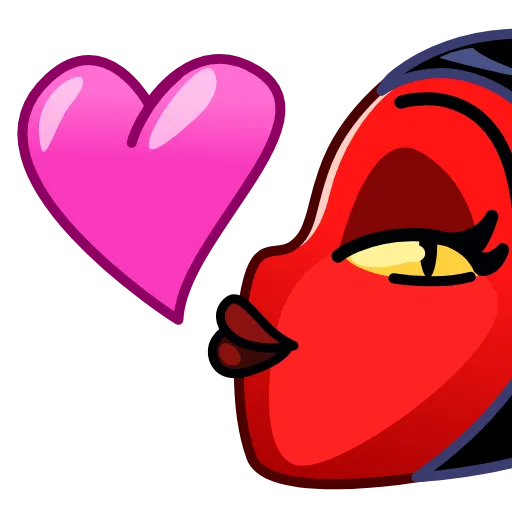 😘 Эмодзи «Red #status #color #red #girl» для Telegram