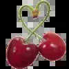 🍒 Эмодзи «Red #status #color #red #girl» для Telegram