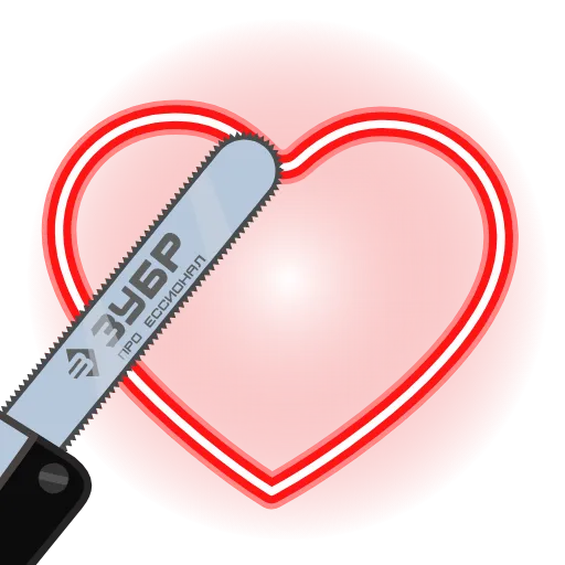 ❤️ Стикер «ЗУБР» для Telegram