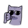 👎 Эмодзи «🤩 Silly cats» для Telegram