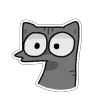 😨 Эмодзи «🤩 Silly cats» для Telegram