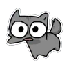 😦 Эмодзи «🤩 Silly cats» для Telegram