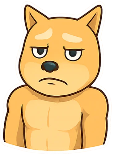 🙁 Стикер «За шаву» для Telegram