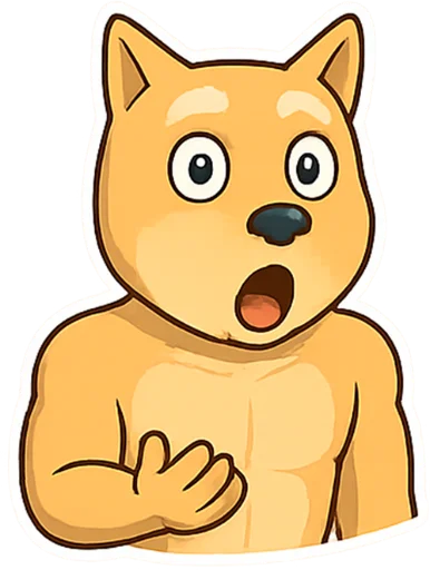 😲 Стикер «За шаву» для Telegram