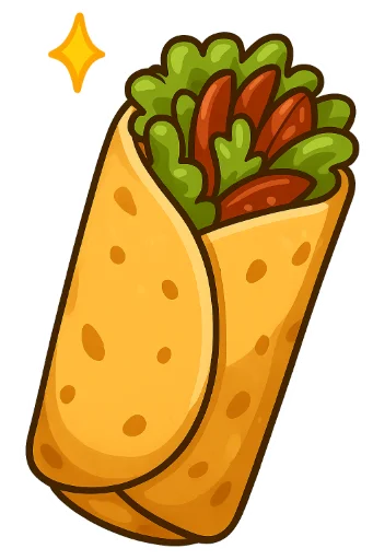🌯 Стикер «За шаву» для Telegram