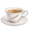 ☕️ Эмодзи «лавандовые эмодзи и буквы» для Telegram