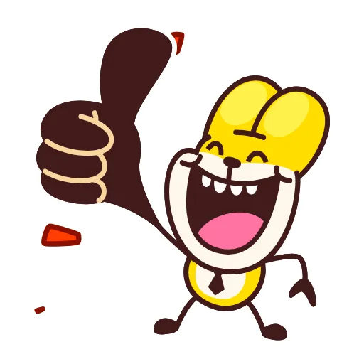 👍 Стикер «Зайчелло» для Telegram