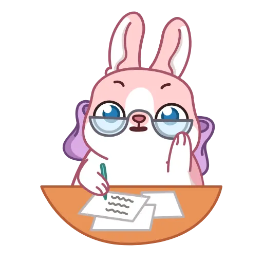 🤓 Эмодзи «Зайка» для Telegram