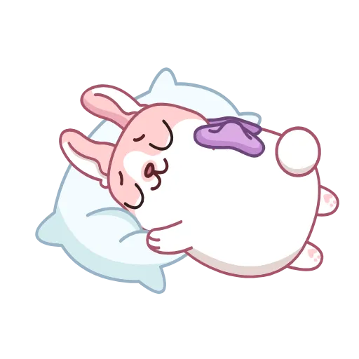 😴 Эмодзи «Зайка» для Telegram