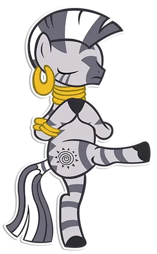😌 Стикер «Zecora» для Telegram