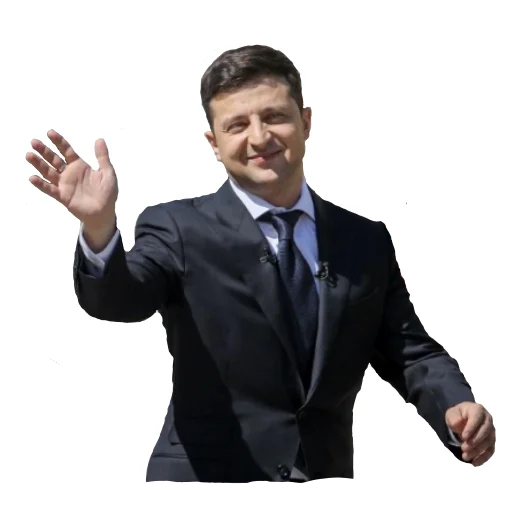 🖐 Стикер «Зеленский я тебя люблю» для Telegram