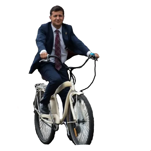 🚵‍♂ Стикер «Зеленский я тебя люблю» для Telegram