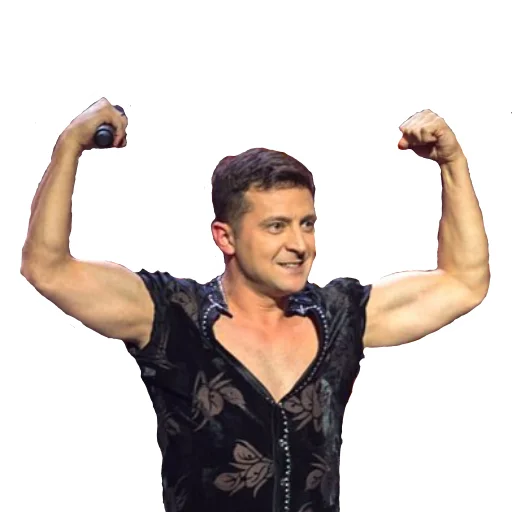 💪 Стикер «Зеленский я тебя люблю» для Telegram